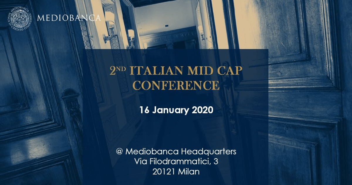 Italian Mid Cap Conference - pharmanutra tra i protagonisti
