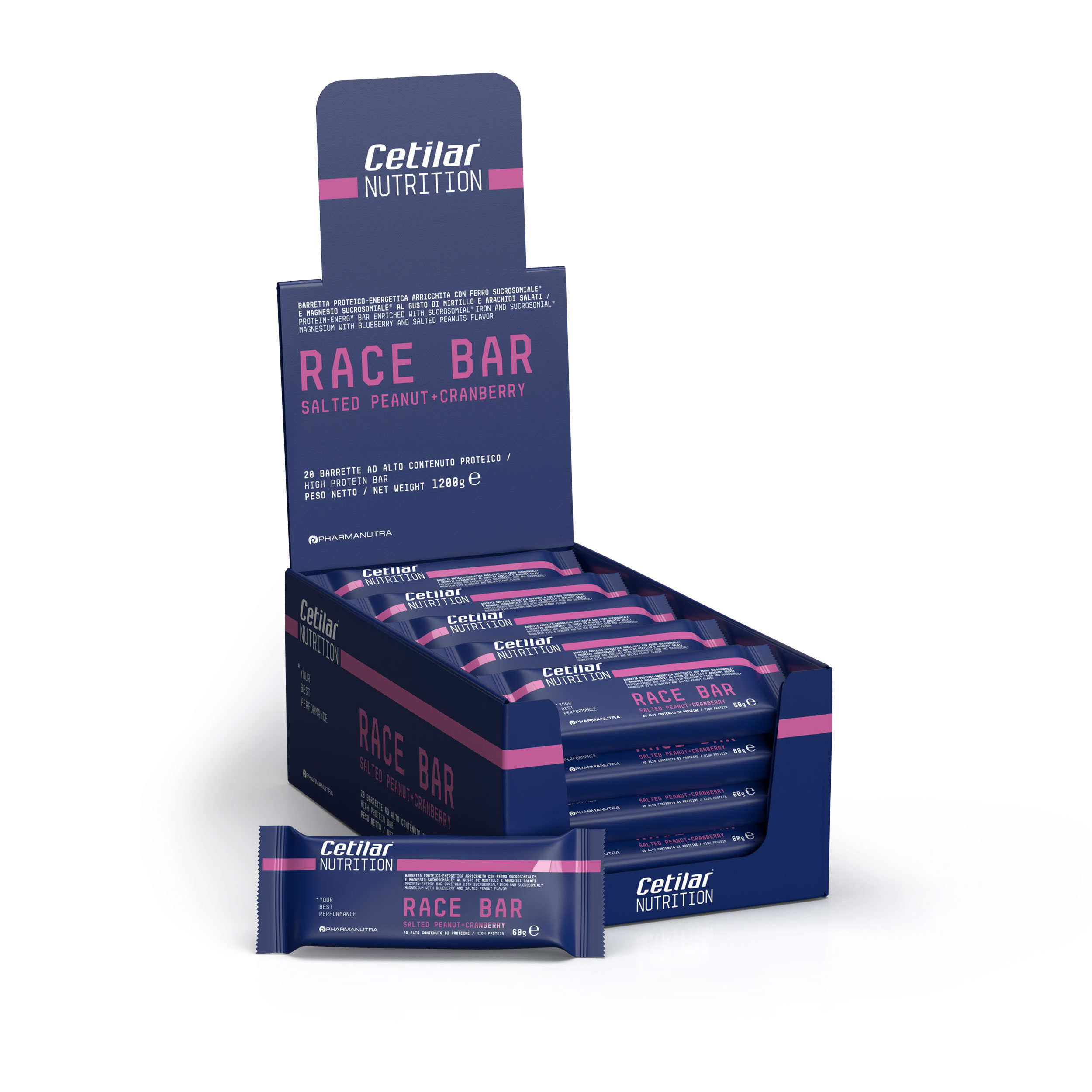 Race Bar Cranberry+Salted Peanut – Cetilar® Nutrition